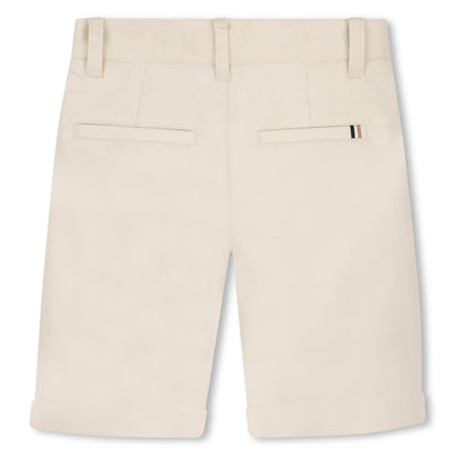 Boss - Smart, cream cargo shorts
