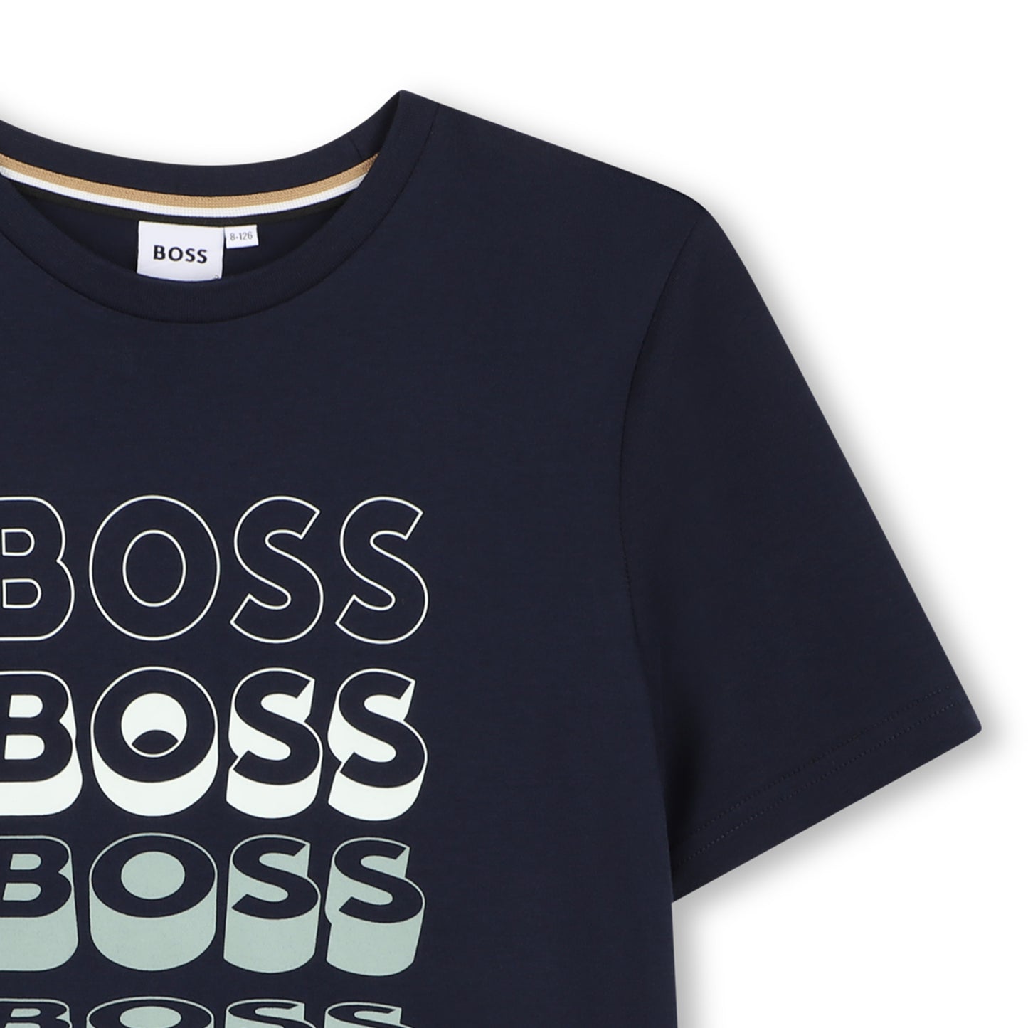 Boss - Navy crew neck T-shirt,