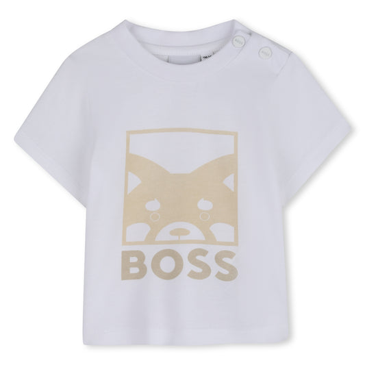 Boss - Baby T-shirt, white with logo