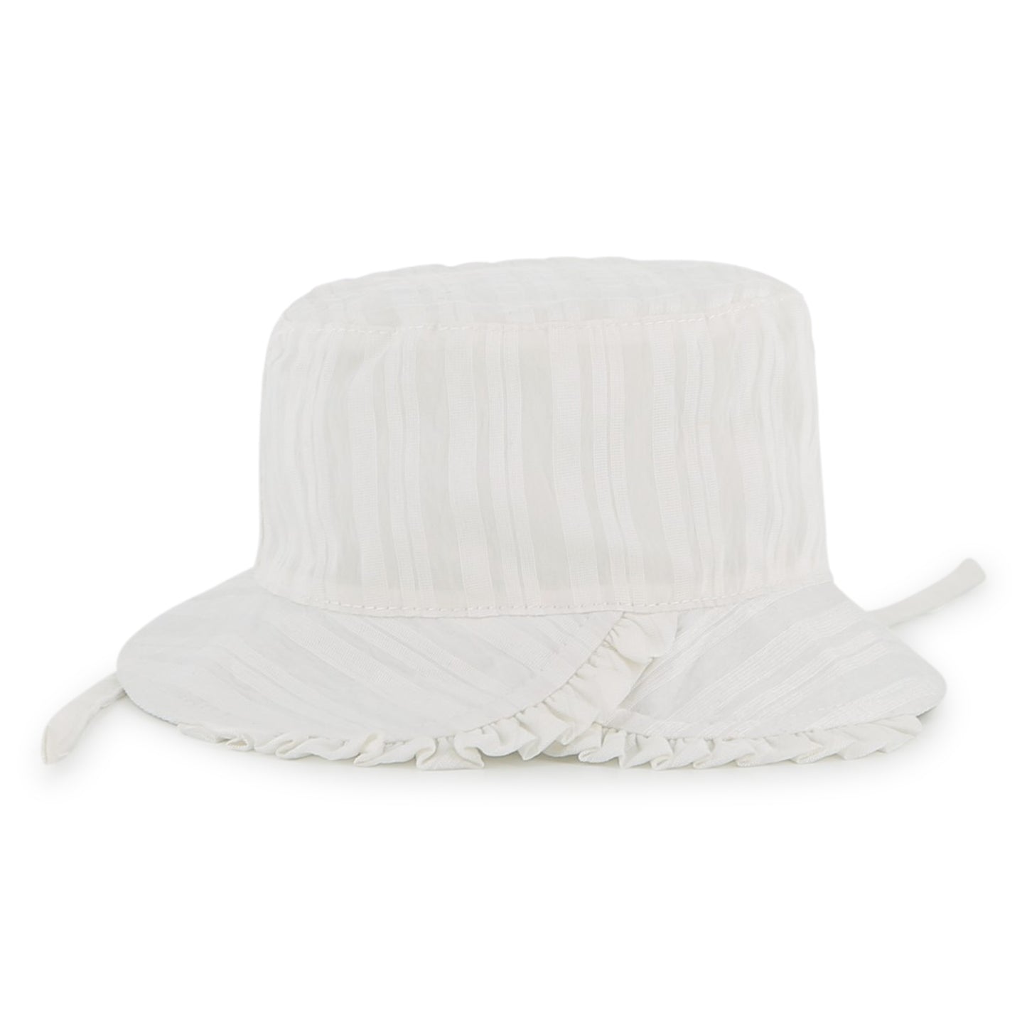 Boss - Baby girls, bucket hat, white