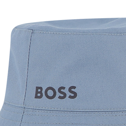 Boss - Navy/ light blue reversible bucket hat