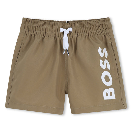 Boss - Toddler, dark beige swim shorts