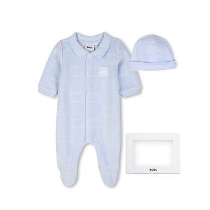 Boss - Romper and hat, Light Blue