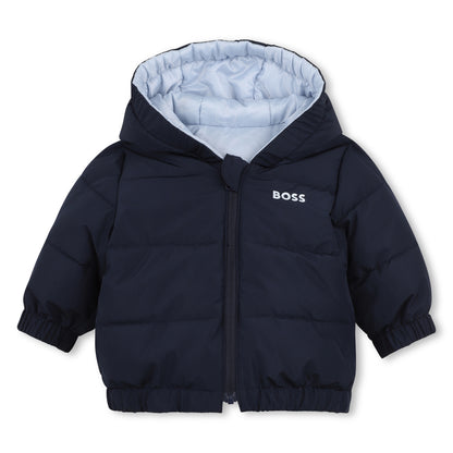 Boss - Baby jacket, reversible, Light blue / navy