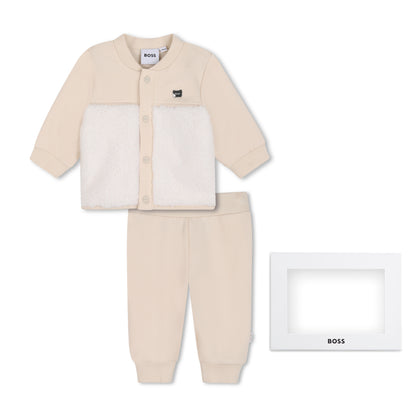 Boss - Beige Jacket and bottoms,