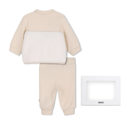 Boss - Beige Jacket and bottoms,