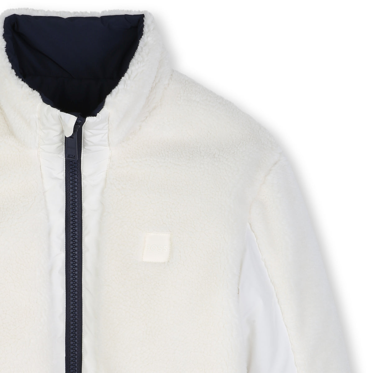 Boss - Reversible navy and cream jacket