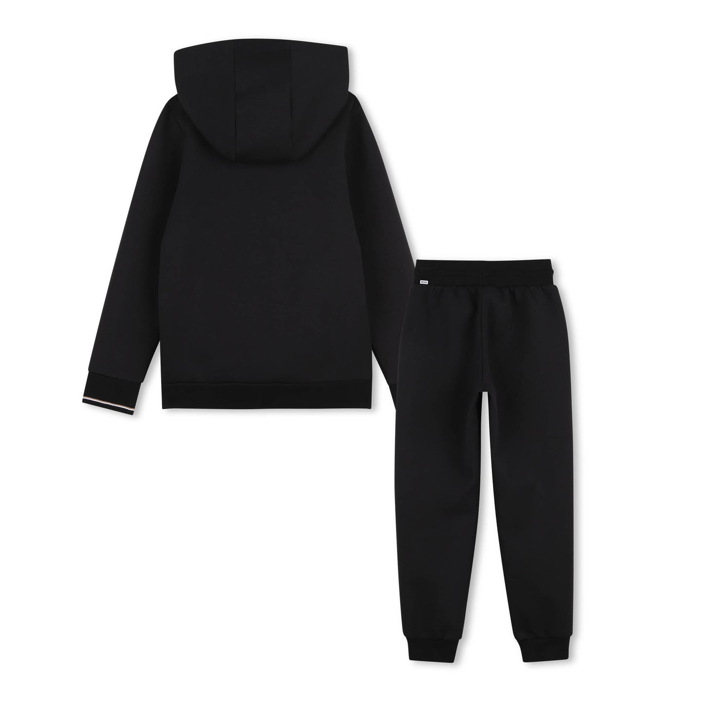 Boss - Black tracksuit, zipper hoodie and bottoms