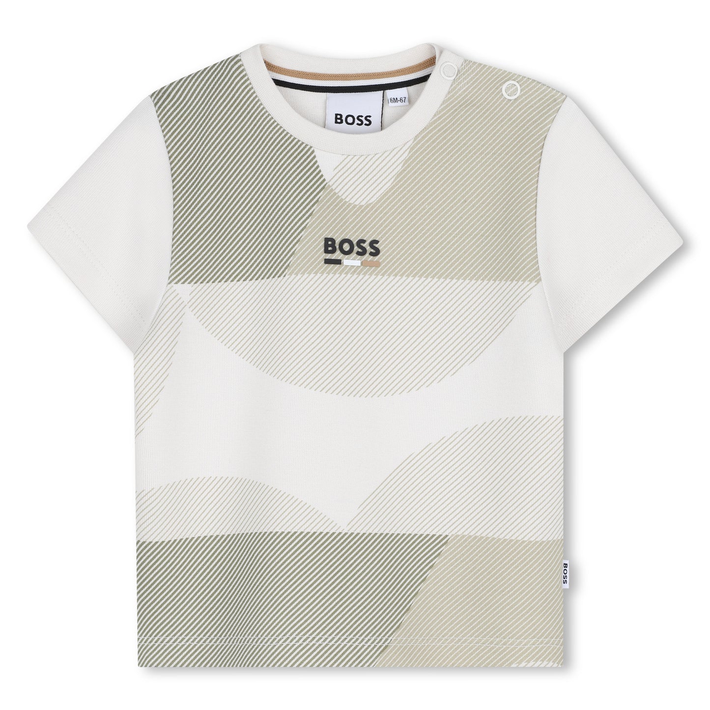 Boss - T-shirt, cream and sage  (Toddler)