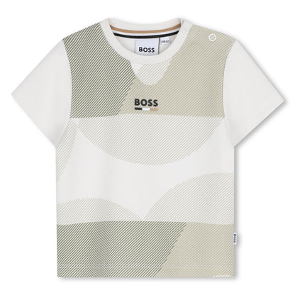 Boss - T-shirt, cream and sage  (Toddler)