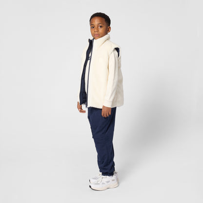 Boss - Reversible navy and cream gilet