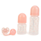 Boss, baby bottles, Boss - "Little Boss' pink bottle set and dummy