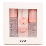 Boss, baby bottles, Boss - "Little Boss' pink bottle set and dummy