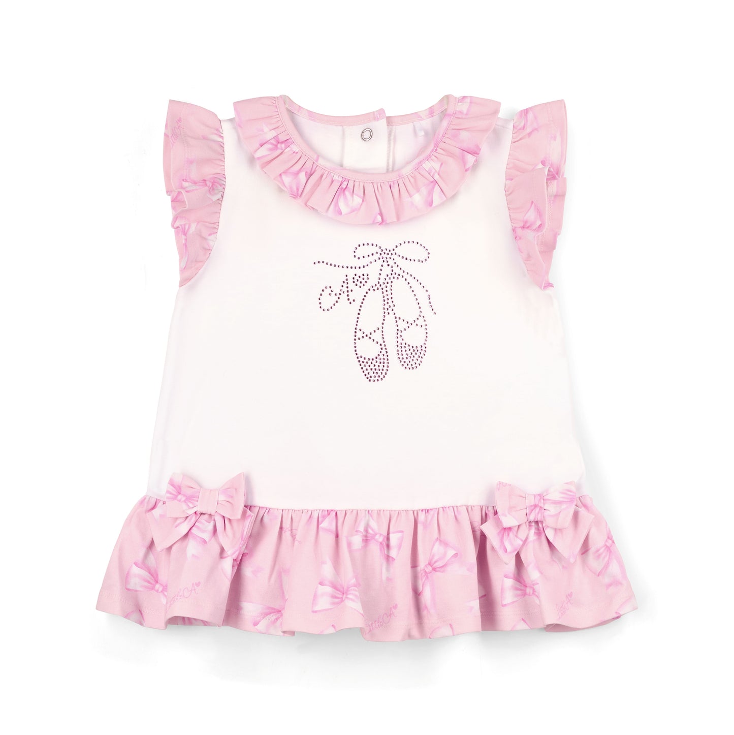 Little A - 2 piece legging set, pink blossom