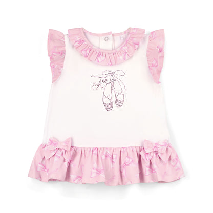 Little A - 2 piece legging set, pink blossom