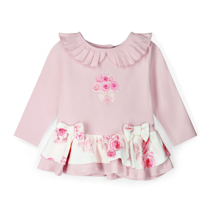 Little A - Pink 2 piece legging set, Daisy