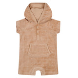 Mitch & Son, rompers, Mitch & Son - Towelling romper, Sand, Santiago