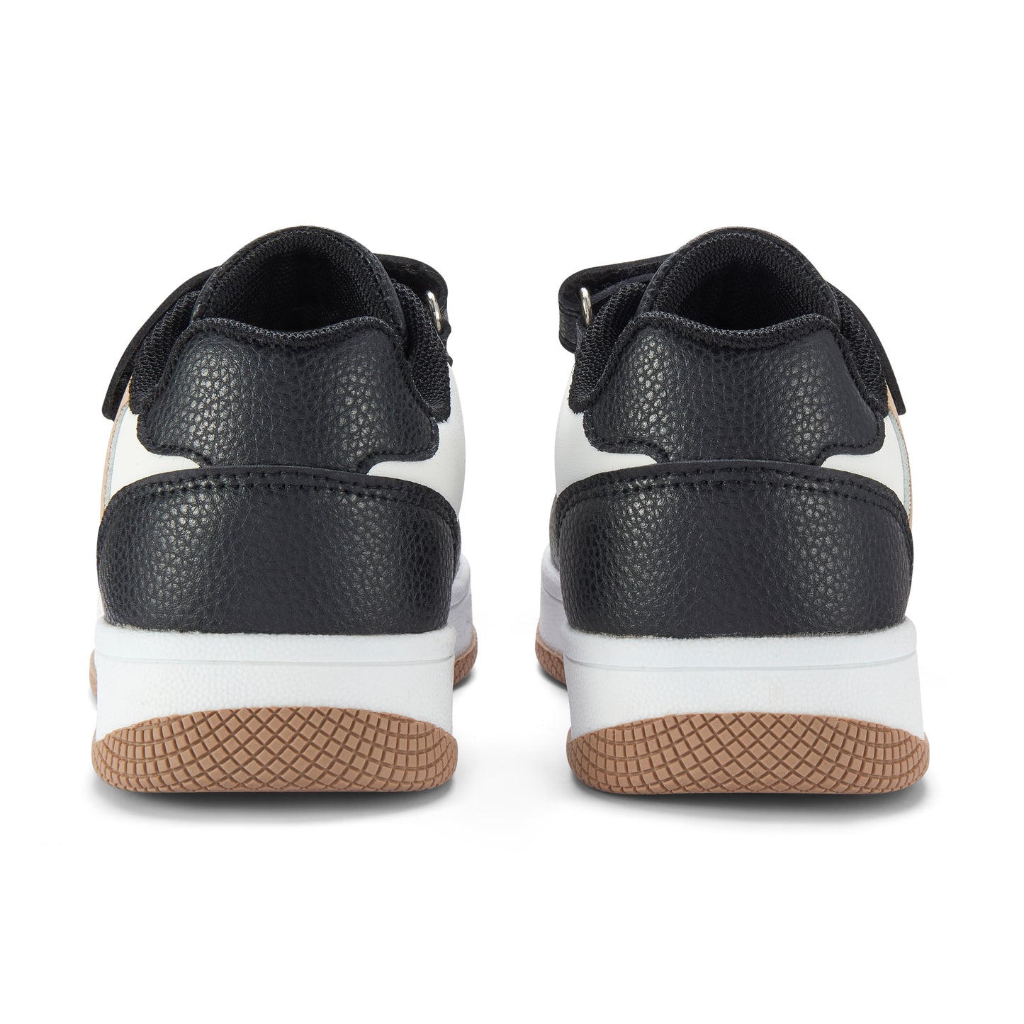 Mitch & Son - Black trainers with white and beige trim, Jump Low