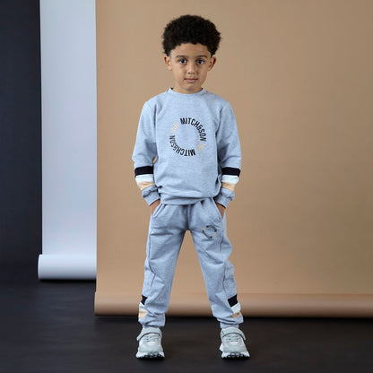 Mitch & Son - 2 piece grey jogging suit, Logan