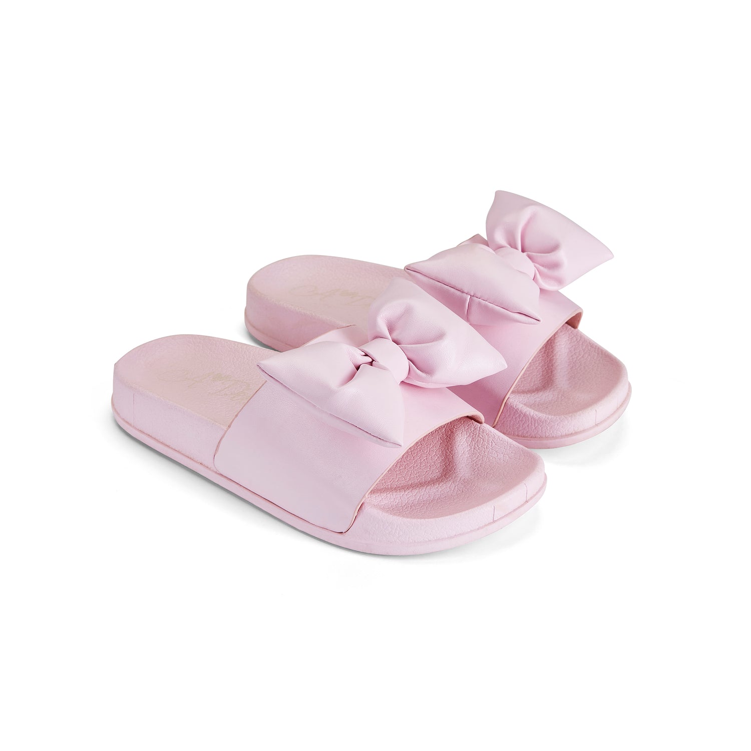 A'Dee, footwear, A'Dee - Pink Blossom sliders, Bowty