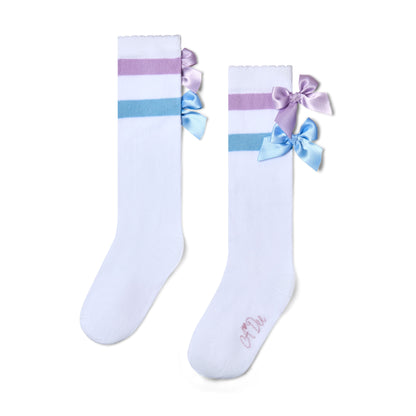 A'Dee - Bow socks, white