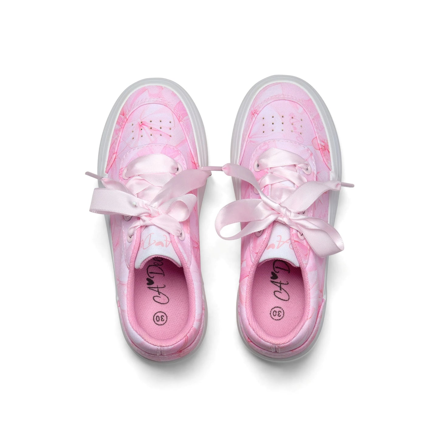 A’Dee - Pink Bow Platform trainers, Patty