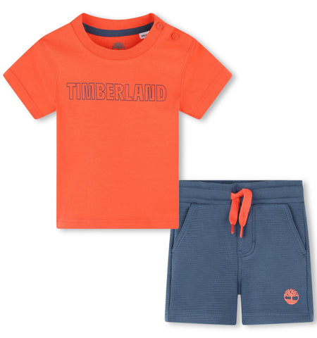 Timberland, 2 piece outfits, Timberland - 2 piece shorts and T-shirt set