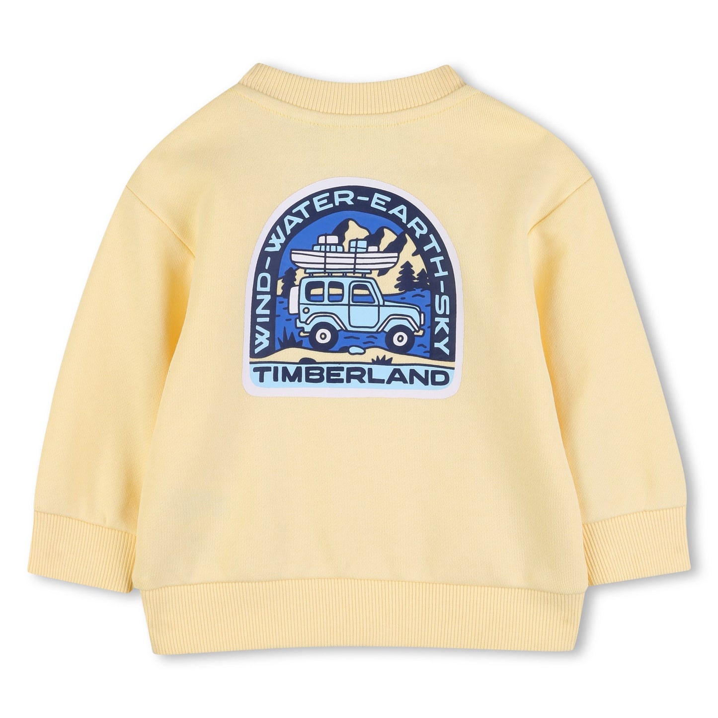 Timberland - Toddler lemon sweatshirt, wind-water-earth