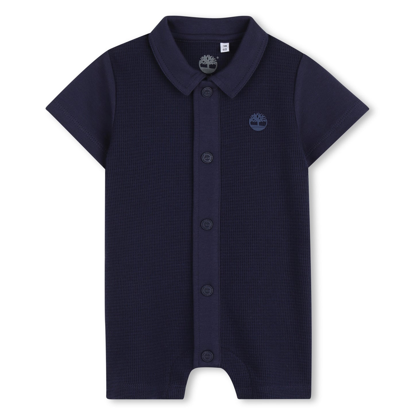 Timberland -  Navy blue romper and matching hat