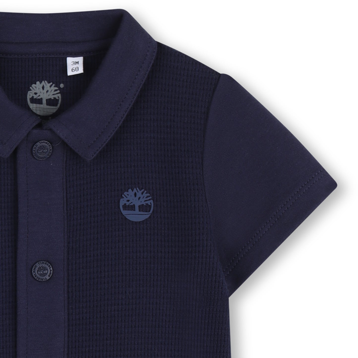 Timberland -  Navy blue romper and matching hat