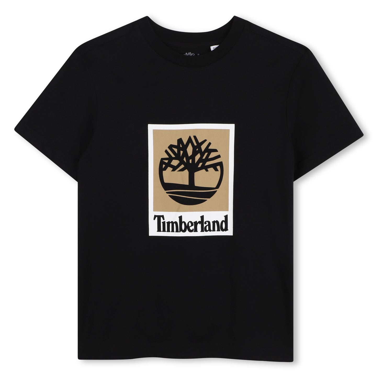 Timberland - Black T-shirt with Timberland front print
