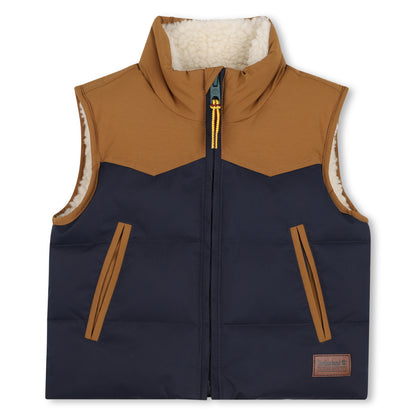 Timberland - Navy and tan gilet