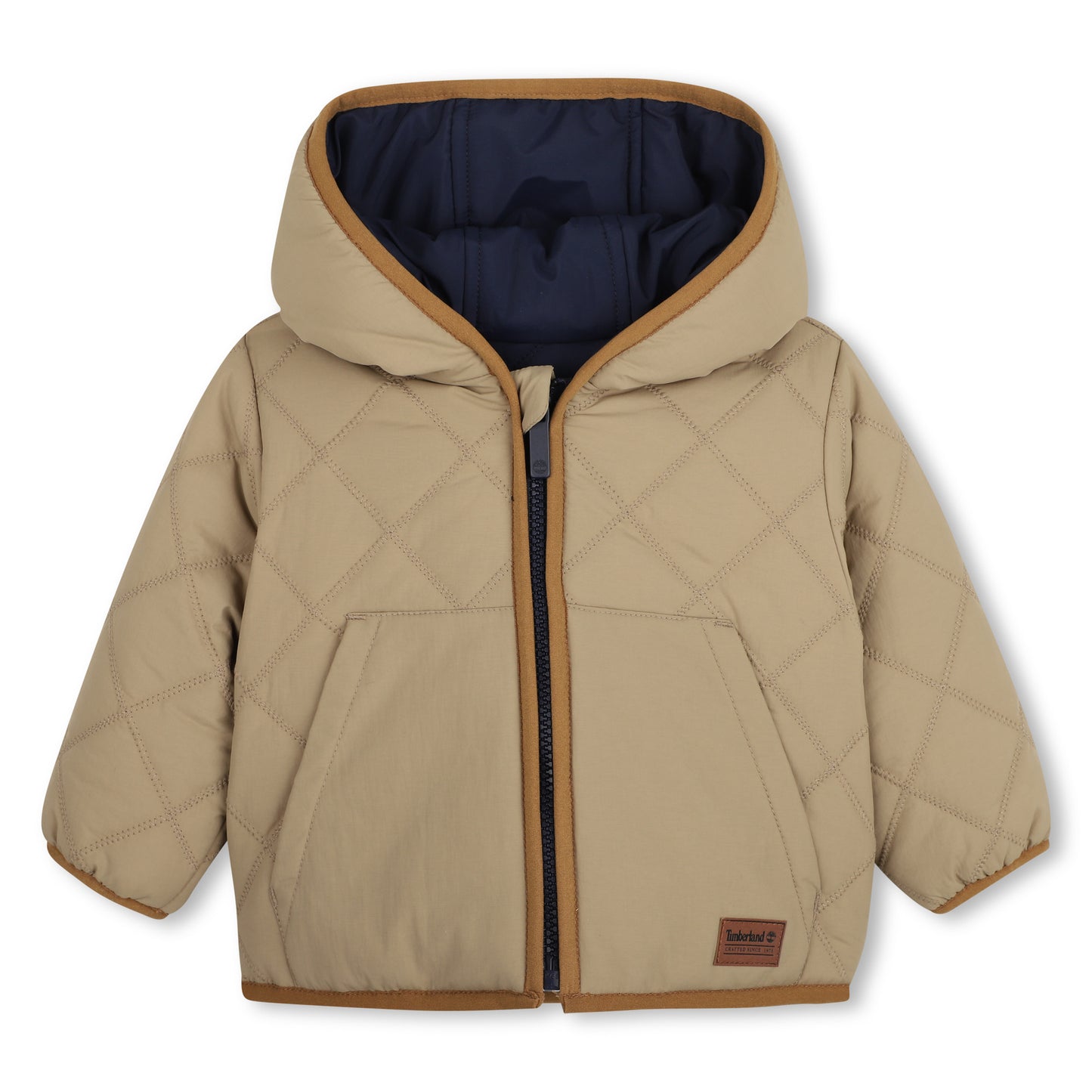 Timberland - Tan and navy jacket
