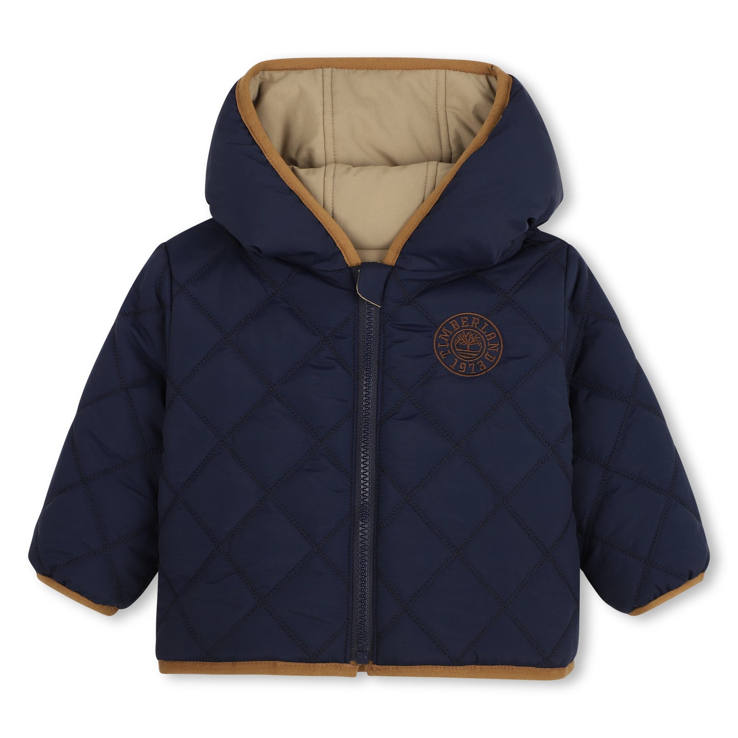 Timberland - Tan and navy jacket
