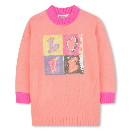 Billieblush - Peach knit dress