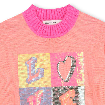 Billieblush - Peach knit dress, 3 yrs