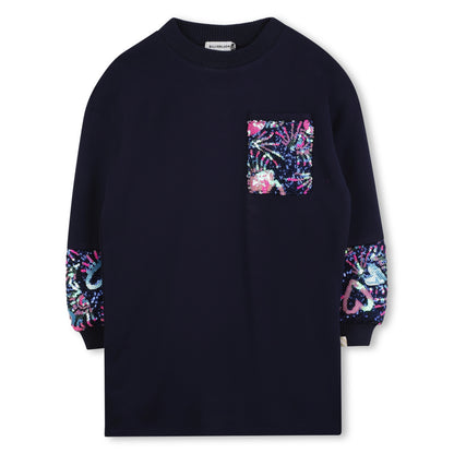 Billieblush - Navy dress with sequin detail