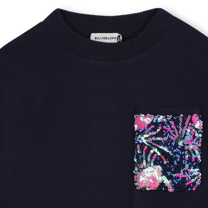 Billieblush - Navy dress with sequin detail