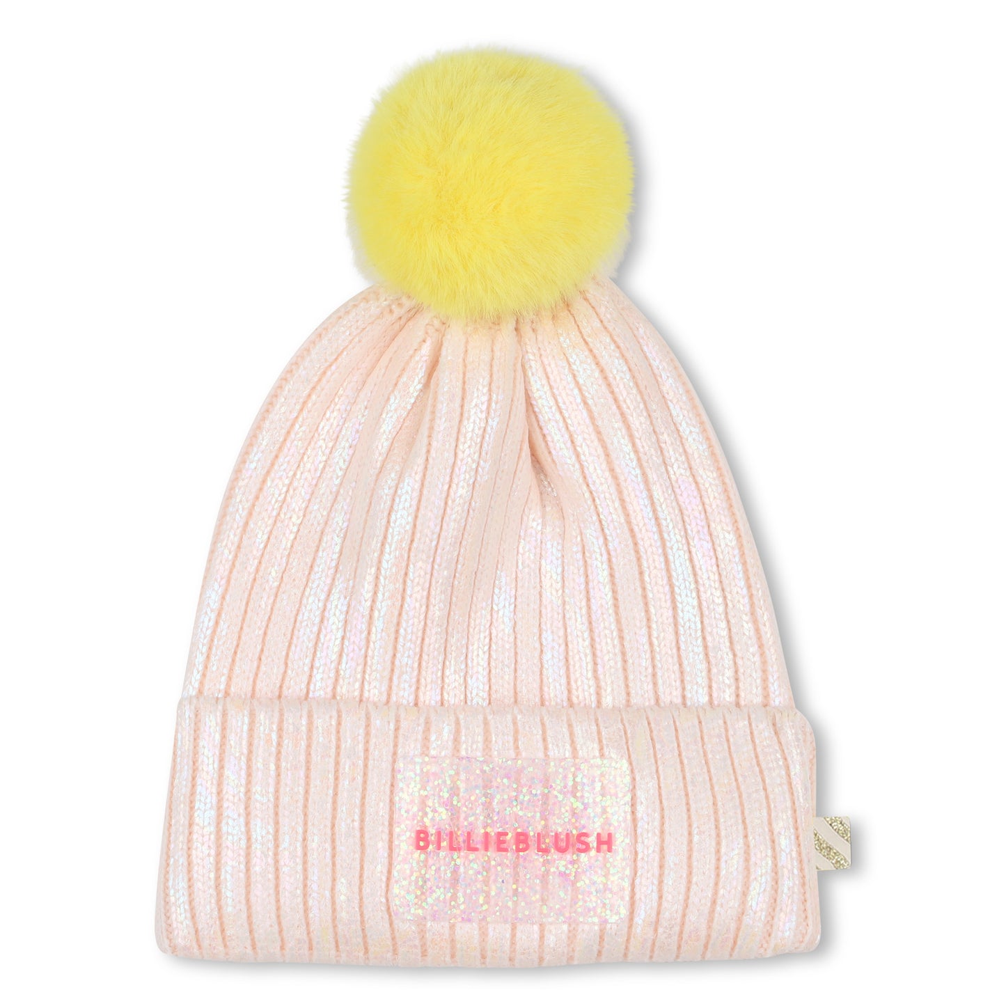 Billieblush - Pink Pull on bobble hat