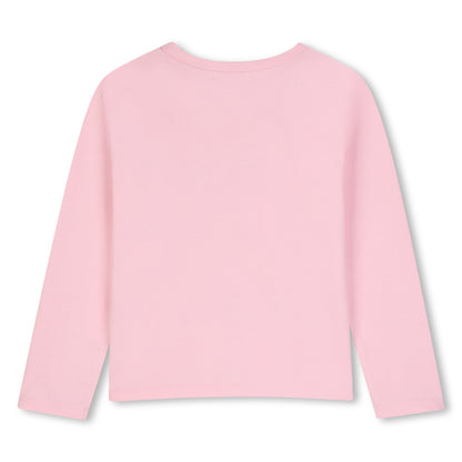 Billieblush - Pink "Dreamer Unicorn" LS T-shirt