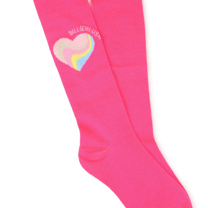 Billieblush - Pink tights with Billieblush branding