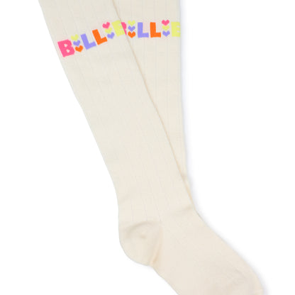 Billieblush - Cream tights with Billieblush branding