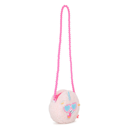 Billieblush - Light Pink, faux fur, round shoulder bag