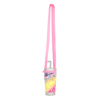 Billieblush - Pink, multicoloured cylindrical shoulder bag