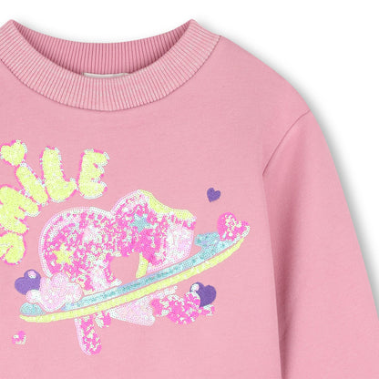 Billieblush - Lilac "Smile" sweat top