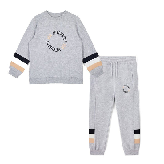 Mitch & Son - 2 piece grey jogging suit, Logan