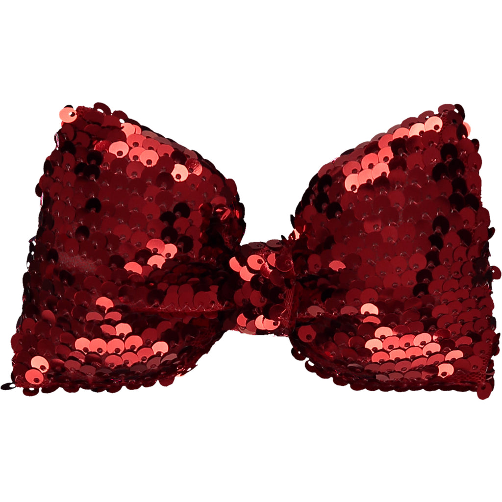 A'Dee, Headband, A'Dee - Red sequin bow clip