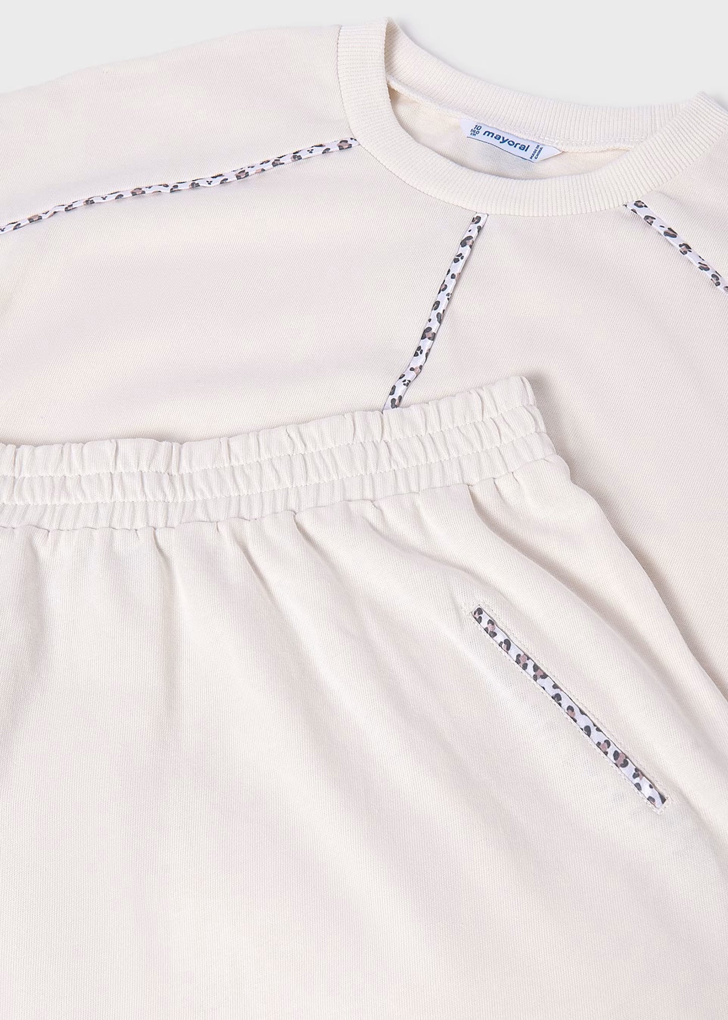 Mayoral - Cream 2 piece skirt outfit