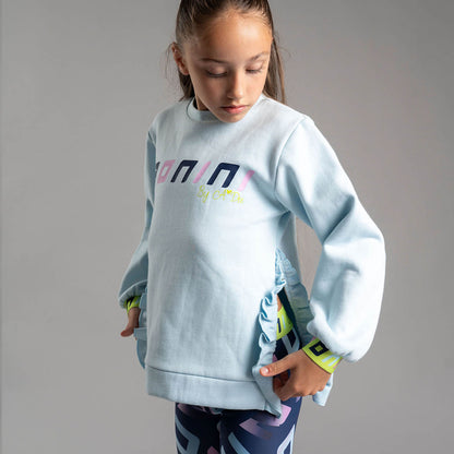 Bonini - Sky blue split side jumper, Strive