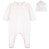 Emile et Rose, rompers, Emile et Rose - Pink all in one with matching hat, Crystal